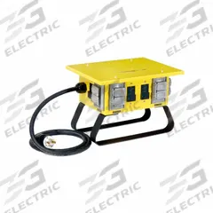 SOUTHWIRE Power Distribution Box: Single Phase, 125/250V AC, 30 A Inlet Current Rating, NEMA 5-20R (MPN 6534UGSX). Key specifications — Inlet Voltage Rating: 125/250V AC; Inlet Receptacle: NEMA 5-20R; Brand: SOUTHWIRE.