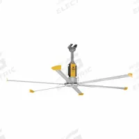 BIG ASS FANS Ceiling Fan: 194,427 cfm Airflow, 24 ft Blade Dia, Variable Speeds, 200 to 277V AC (MPN F-PFD1-2422S34S65). Key specifications — Voltage: 200 to 277V AC; Light Kit: No; Series: Powerfoil D; Number of Speeds: Variable; Phase: Single; Current: 15 A; Brand: BIG ASS FANS.