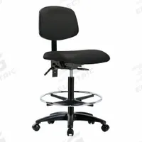 Ergonomic Chair: Vinyl, Armless, Ht Range 25 in to 34 1/2 in, 18 1/2 in Seat Wd, 17 in Seat Dp (MPN BR-VHBCH-RG-T0-A0-CF-RC-8540). Key specifications — Foot Support: Yes; Back Tilt Backward: 13.5°; Back Tilt Forward: 10.5°; Base Material: Nylon; Brand: APPROVED VENDOR; Product Type: Ergonomic Chair; ESD-Safe: Not ESD Safe.