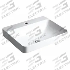 KOHLER Bathroom Sink: White, Vitreous China, 23 in Overall Lg, 18 1/8 in Overall Wd, 1 Faucet Holes (MPN K-2660-1-0). Key specifications — Brand: KOHLER; Color: White; Sink Material: Vitreous China.