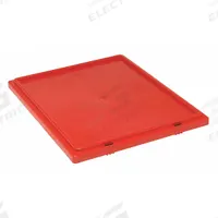 QUANTUM STORAGE SYSTEMS Lid: 20 7/8 in x 18 1/4 in, Red, FDA Compliant, 8UP42/9W829, SNT225/SNT230 (MPN LID231RD). Key specifications — Compatible Tote - Grainger Part Number: 8UP42; Compatible Tote - Manufacturer Model Number: SNT225; Brand: QUANTUM STORAGE SYSTEMS; Material: Plastic.