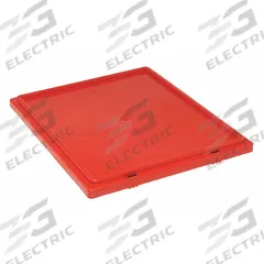 QUANTUM STORAGE SYSTEMS Lid: 20 7/8 in x 18 1/4 in, Red, FDA Compliant, 8UP42/9W829, SNT225/SNT230 (MPN LID231RD). Key specifications — Compatible Tote - Grainger Part Number: 8UP42; Compatible Tote - Manufacturer Model Number: SNT225; Brand: QUANTUM STORAGE SYSTEMS; Material: Plastic.
