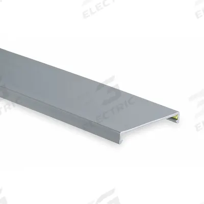 PANDUIT Wiring Duct Cover: PVC, 72 in Lg, Gray (MPN C3LG6-F). Key specifications — Material (Duct - Snap-On & Hinged Wiring Duct Covers