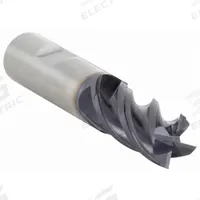 WIDIA HANITA Square End Mill: Carbide, TiAlN Coated, 4 Flute, 1" Mill Dia, 1-1/2" LOC, 4" OAL (MPN TF4V0525008S)