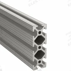 T-Slot Framing Extrusion: 10 Series, 6 ft Lg, 3 in x 1 in, Silver, Triple, Grooved, 8 Slots (MPN 1030-72). Key specifications — System of Measurement: Inch; Finish: Anodized; Product Type: T-Slot Profile; Material: Aluminum; Yield Strength: 35,000 psi; Manufacturer Part Number: 1030-72; Brand: 80/20.