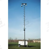COMMANDER 3400 Surveillance Trailer: Surveillance Trailer, 7 ft Collapsed Ht, 1080p, Dome, 1080p (MPN MPS-CM-3403). Key specifications — Resolution: 1080p; Camera Design: Dome; Brand: COMMANDER 3400; Includes: Top Mast LED Flood Lights; Power Source: Battery; Generator.