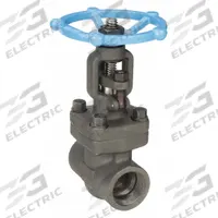 SHARPE Gate Valve: 1 1/2 in, Forged Steel, Rising, FNPT x FNPT, 1,975 psi CWP, Wheel, Solid Wedge (MPN 4371003800). Key specifications — Wedge Material: 410 Stainless Steel; Brand: SHARPE; Bonnet Material: Forged Steel.