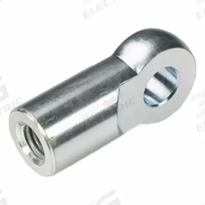 JW WINCO Rod Ends: Steel, Blue Passivated Zinc Plated, 29 mm Hole Center-to-End Lg - Steel Female Threaded Fixed Rod Ends