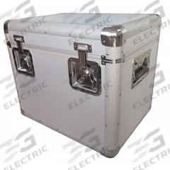 WESTWARD Protective Case: 23.1 gal, 16 1/4 in x 21 1/2 in x 18 1/2 in, Gray, Aluminum, 2 Handles (MPN 29PH26). Key specifications — Closure Type: Padlock Hasp; Brand: WESTWARD; Color: Gray; Handle Style: Recessed.