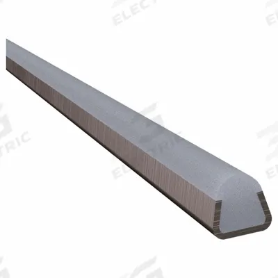 MASON PLASTICS Round Natural UHMW rail guide with SS sheath: Similar to Valu - General Purpose UHMW Guide Rails