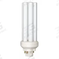 PHILIPS Compact Fluorescent Bulb: 4-Pin (GX24q-3), PL-T, Fluorescent, 4100K, 2,250 lm Light Output (MPN PL-T 32W/841/A/4P/ALTO). Key specifications — Brand: PHILIPS; Bulb Designation: PL-T 32W/841/A/4P 1CT/5X10BOX ALTO; Dimmable: Yes; Color Temperature: 4100K.