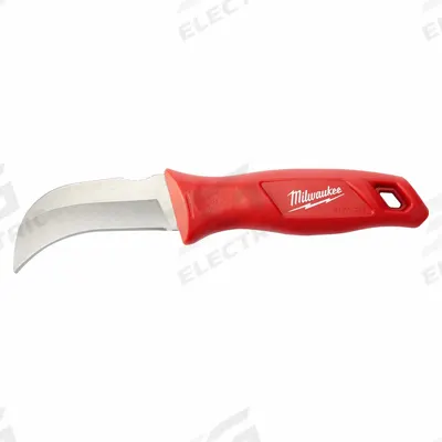 MILWAUKEE Fixed Blade Knive: Straight, 8 1/2 in Overall Lg, Stainless Steel - General Purpose Knives