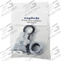 NEPHROS Sink Aerator Adapter: Metal (MPN 70-0273). Key specifications — Material: Metal; Brand: NEPHROS; Includes: Aerator adapter kit.