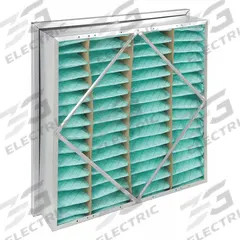 GRAINGER Rigid Cell Air Filter: 24 in x 24 in x 6 in, Synthetic, Single Header, MERV 13 (MPN 2GHJ5). Key specifications — Brand: GRAINGER; Gasket Location: None; Frame or Header Material: Galvanized Steel; Media Material: Synthetic.