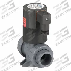 HAYWARD Solenoid Valve: 2-Way, Normally Closed, 1 in Pipe Size, 120V AC, Inline Single, PVC Body (MPN SV10100STV). Key specifications — Pipe Size: 1 in; Voltage: 120V AC; Brand: HAYWARD; Coil Enclosure: Without Junction Box.