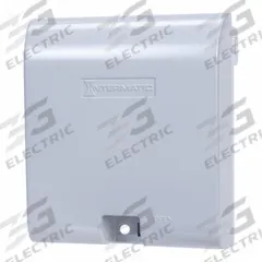 INTERMATIC While In Use Weatherproof Cover: 2 Gangs, Vertical, Die-Cast Aluminum, Gray, 3R (MPN WP1030MXD). Key specifications — attr211022: INTERMATIC; attr1046333: Gray; attr1046334: Die-Cast Aluminum; attr1046335: Decora/GCFI; attr1046340: Vertical.