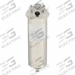 PARKER Water Filter Housing: 3/4 in, NPT, Female, 12 3/4 in Overall Ht, 3 5/8 in Overall Dia, Silver (MPN BSSB10-3/4SD). Key specifications — Housing Material: 316 Stainless Steel; Housing Color: Silver; Brand: PARKER.