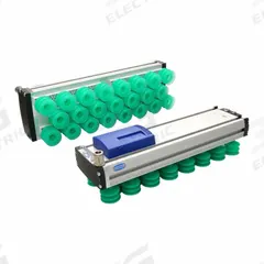 SCHMALZ Vacuum Gripping System: FXP, 22 Suction Cells, 1 Ejectors, 442 mm Overall Lg, Normally Open (MPN 10.01.38.06812). Key specifications — attr1015376: 10.01.38.06812; attr1015378: Normally Open; attr1015388: Silicone.
