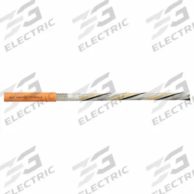 CHAINFLEX Servo Motor Cable: Orange, PVC Jacket - Servo Motor Power Cables