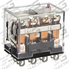 OMRON General Purpose Relay: Socket Mounted, 10 A Current Rating, 120V AC, 4PDT, 14 Pins/Terminals (MPN LY4N-AC120). Key specifications — Brand: OMRON; Base Type: Square; Mounting Style: Plug-In; Pin Shape: Flat; Electrical Connection: Plug-In; Manufacturer Part Number: LY4N-AC120; Series: LY Series.