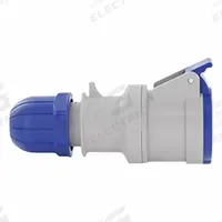 LEVITON Pin and Sleeve Connector: Blue, 208/250V AC, Single Phase, 32 A, 4 Pole, 5 Wire (MPN S432-C9). Key specifications — Brand: LEVITON; Voltage Rating: 208/250V AC.