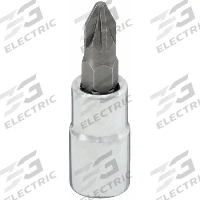 WESTWARD Socket Bit: 1/4 in Drive Size, Pozidriv Tip, #2 Tip Size, 1 1/2 in Overall Lg - Pozidriv Bit Sockets