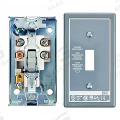 SQUARE D Manual Motor Starter: Non-Reversing, 2 Poles, 16 A, Thermal Protection, Toggle Switch (MPN 2510FG2). Key specifications — Brand: SQUARE D; Thermal Units Required: 1 (Not Included).