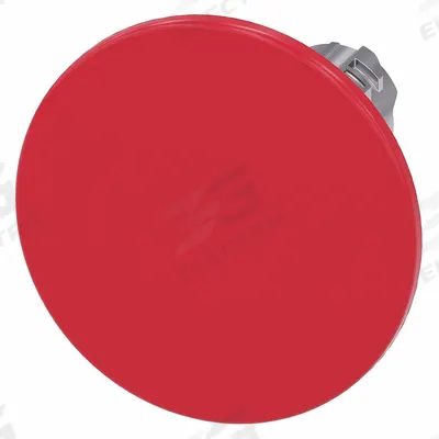 Siemens Mushroom Head Push Button: Red, 22 mm Mounting Size, Metallic - Mushroom-Head Push-Button Operators