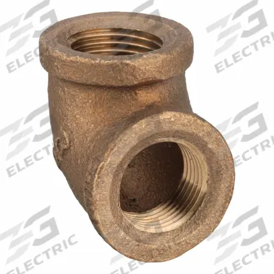 APPROVED VENDOR Metal Pipe Elbow: 90° Elbow, 3/8 in x 3/8 in, Class 125, None Brass - Threaded Low-Pressure Pipe Fittings for Potable Water