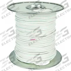 SOUTHWIRE Thermostat Wire: 18 AWG Conductor Size, 2 Conductors, 500 ft Overall Lg, 300 V Volt, CL2P (MPN 555020523)