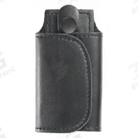 HEROS PRIDE Key Holder: Black, Leather, Plain, 4 1/2 in x 65 mm, Hook-and-Loop Closure (MPN 1485PB). Key specifications — attr188437: Black; attr188438: Leather; attr188431: Key Pouch.