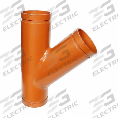 GRUVLOK 45° Lateral: Wye, 12 in x 12 in x 12 in, Carbon Steel, EPDM Seal - Grooved Pipe Fittings