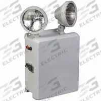 4X Emergency Light: 5 W Lamp Watt, 18 W Emergency Watt, 120/277V AC, 2 Lamp Heads, Fiberglass, LED (MPN LS2SE6S8). Key specifications — Input Voltage: 120/277V AC; Housing Material: Fiberglass; Mounting Type: Back Mount; Housing Color: Light Gray; Lighting Technology: LED; Environmental Rating: NEMA 4X, Wet Location; IP Rating: Not Rated; Remote Capable: No.