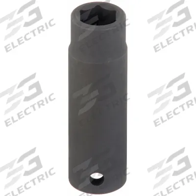 WESTWARD Impact Socket: 1/2 in Drive Size, Metric, 17 mm Socket Size, 6-Point, Deep - 1/2" Drive Impact Sockets