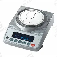 A&D WEIGHING Compact Bench Scale: 1,220 g Capacity, 0.01 g Readability, 0.01 g Repeatability, ABS (MPN FX-1200IWP). Key specifications — Brand: A&D WEIGHING; Display Type: VFD.