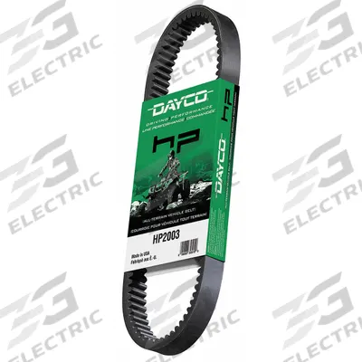 DAYCO Automotive Drive Belt: V-Belt, Metric V-Belt Belt, 29 mm Top Wd, 28° Angle - HP Series Metric V-Belts