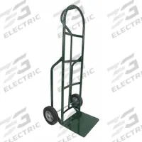 APPROVED VENDOR General Purpose Hand Truck: 800 lb, Single-Loop Handle, Green, Steel, Flat-Free (MPN 9CX22). Key specifications — Brand: APPROVED VENDOR; Color: Green.