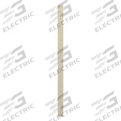 ASI GLOBAL PARTITIONS Partition Column: Plastic Polymer, Pebble, Cream, 82 in Ht, 4 in Wd - Pilasters for Bathroom Partitions
