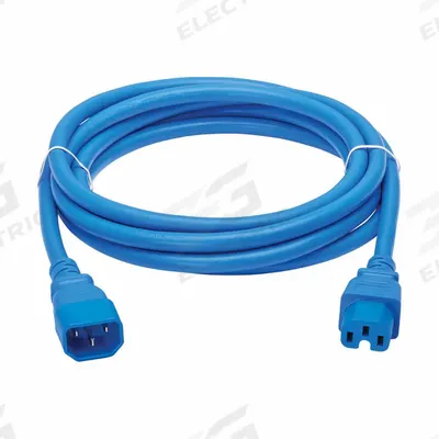 EATON TRIPP LITE Power Cord: 10 ft Lg, 3/14, Non-NEMA Plug, C14 Plug, Non-NEMA Receptacle - Electronic Equipment Power Cords