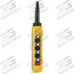 SCHNEIDER ELECTRIC Pendant Control Station: (8) Push Buttons, 8NO/8NC, NEMA 4/4X, (8) Push Buttons (MPN XACA881). Key specifications — AC Contact Rating: 1.2 A @ 600 V; Action: Momentary/Momentary/Momentary/Momentary/Momentary/Momentary/Momentary/Momentary; DC Contact Rating: 0.1 A @ 600 V; Enclosure Material: Plastic; Hub Style: Dead-End; Legend: Up/Down/Right/Left; Operator Configuration: (8) Push Buttons; Brand: SCHNEIDER.