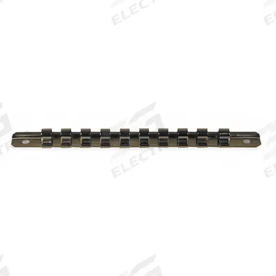 PROTO Socket Rail: Silver, 1 in Overall Wd, 7 Posts/Slots, Steel - Socket Rails & Trays