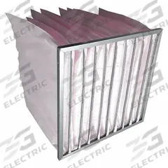 GRAINGER Pocket Air Filter: 24 in x 24 in x 22 in, MERV 13, Pink, Synthetic, 10 Pockets (MPN 3XJ75). Key specifications — Display Sell UOM: EA; Brand: GRAINGER; Media Material: Synthetic; Performance Rating: MERV 13.