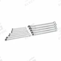 GEARWRENCH Box End Wrench Set: Alloy Steel, Chrome, 13 Tools, 5/16 in to 1 in Range of Head Sizes (MPN 85999). Key specifications — attr324927: GEARWRENCH; attr309452: Tray; attr309451: No; attr309461: Chrome; attr309460: Alloy Steel; attr309463: No; attr309449: 5/16 in to 1 in.