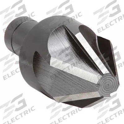 KEO Countersink: 60°, 6 Flute, 2 in Body Dia, 3/4 in Shank - Smooth-Finish Six-Flute Countersinks