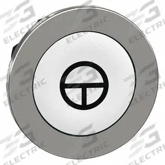 SCHNEIDER ELECTRIC Push Button Head: 30 mm Panel Size, Non-Illuminated, Metallic, T, White (MPN ZB4FA145). Key specifications — Manufacturer Part Number: ZB4FA145; Compatible Operator Illumination: Non-Illuminated; Compatible with Series: XB4; Head Attachment Type: Screw-On; Head Material: Metal; Brand: SCHNEIDER; Legend: T.