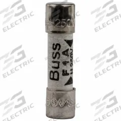 BUSSMANN Fuse: GDA Series, Fast-Acting, 1 A, 250 V AC, Non-Indicating, 5 mm x 20 mm (MPN BK/GDA-1A). Key specifications — Brand: BUSSMANN; Series: GDA; Equivalent Fuse Series: GDA, S501, 216 & GSD.
