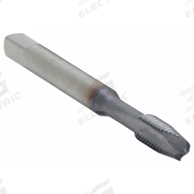 CLEVELAND Spiral Point Tap: #5-40 UNC, H2 / 2B, 2 Flute, Plug Chamfer - General Purpose Spiral-Point Taps