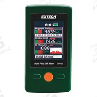 EXTECH EMF Meter: +/-(15% + 100 digits) Magnetic Field Measurement Accuracy, 4 Digits (MPN EMF450). Key specifications — Testing Functions: Magnetic Fields; Magnetic Field Measurement Accuracy: +/-(15% + 100 digits); Brand: EXTECH; Alert Type: Digital Display.