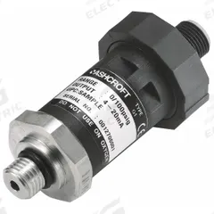 Pressure Transmitter: 0 psi to 60 psi, 1 to 5V DC, 4-Pin M12 Connector, 7/16 in Male SAE, IP67 /4X (MPN G17MEK15EW60#). Key specifications — Accuracy: ±0.5%; NEMA Rating: 4X; Burst Pressure: 10x Range; Calibration Certificate Included: No NIST-Traceable Calibration Certificate Included; IP Rating: IP67; Housing Material: Nylon; Output: 1 to 5V DC; Overpressure: 2x Range.