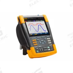 FLUKE Digital Oscilloscope: Portable Handheld Digital Oscilloscopes, Fully Isolated, Auto, True RMS (MPN FLUKE-190-502-III-S). Key specifications — Power Source: Battery; IP Rating: IP51; Manufacturer Part Number: FLUKE-190-502-III-S; AC Magnitude Calculation: True RMS; Basic AC Voltage Accuracy: +/-(1% +10 Counts); Basic DC Voltage Accuracy: ±(0.50% +6 Counts); Brand: FLUKE; CAT Safety Rating: CAT IV 600V.
